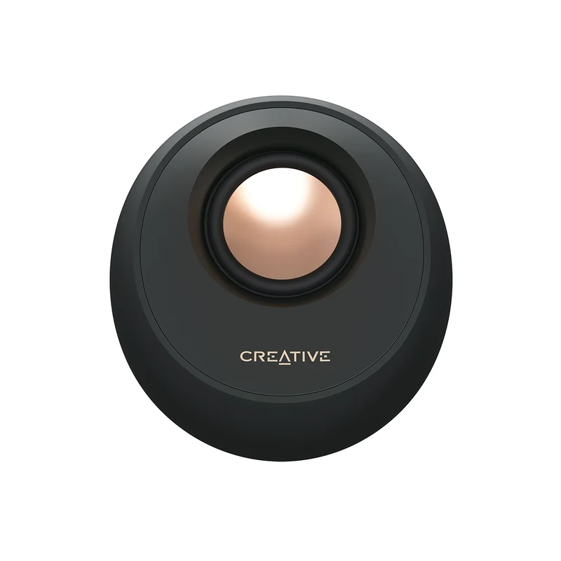 Creative Pebble Pro Minimalist 2.0 USB-C Speakers With Bluetooth 5.3 & Customizable RGB Lighting (Black, Green, White)