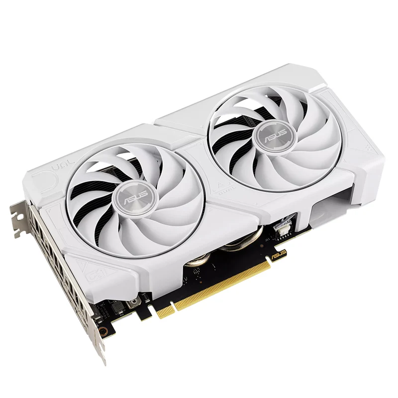 Asus Dual GeForce RTX 4060 Ti Evo OC 8GB GDDR6 Graphics Card (White)