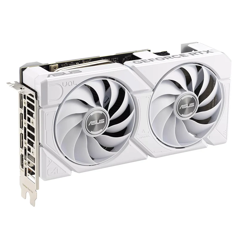 Asus Dual GeForce RTX 4060 Ti Evo OC 8GB GDDR6 Graphics Card (White)
