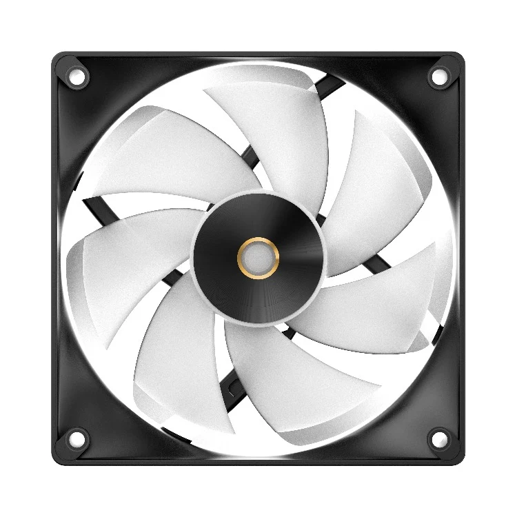 Ocypus Delta F12 ARGB 120MM PWM Fan - Triple Pack (Black, White) (F12-BK3AM00X-GL, F12-WH3AM00X-GL)