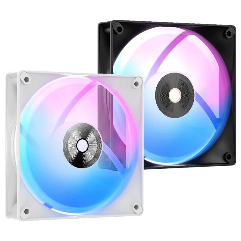 Ocypus Delta F12 ARGB 120MM PWM Fan - Single Pack (Black, White)