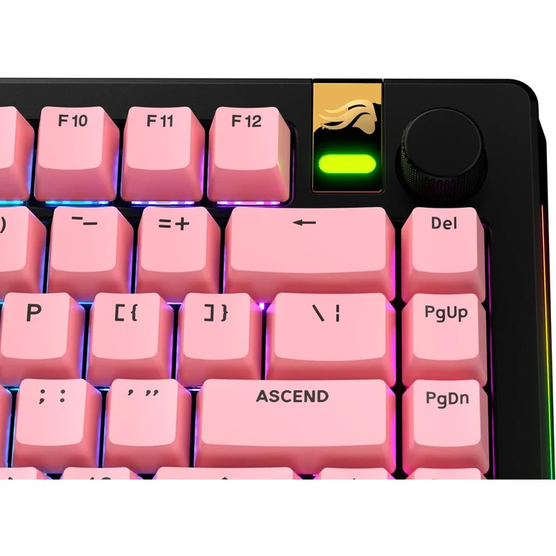 Glorious GPBT Basics Keycaps 130 Keys (Classic Black, Potion Pink, Epic Purple, Revive Red)