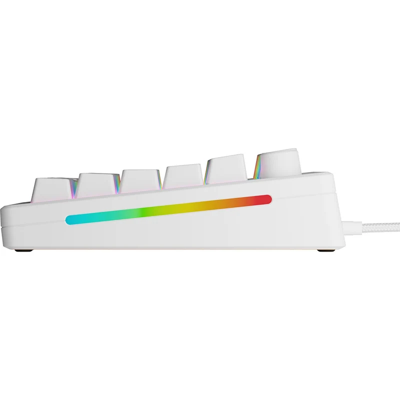 Glorious GMMK 3 75% Prebuilt Wired Mechanical Gaming Keyboard (White) (GLO-KB-GMMK3-75-PB-FOX-W-WHT-US)
