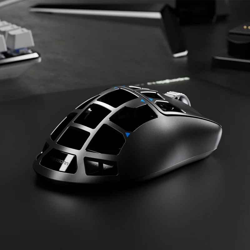 Pulsar Feinmann F01 Ultralightweight Magnesium Alloy Wireless Gaming Mouse (Black, Alpine White) (FMF01, FMF02)