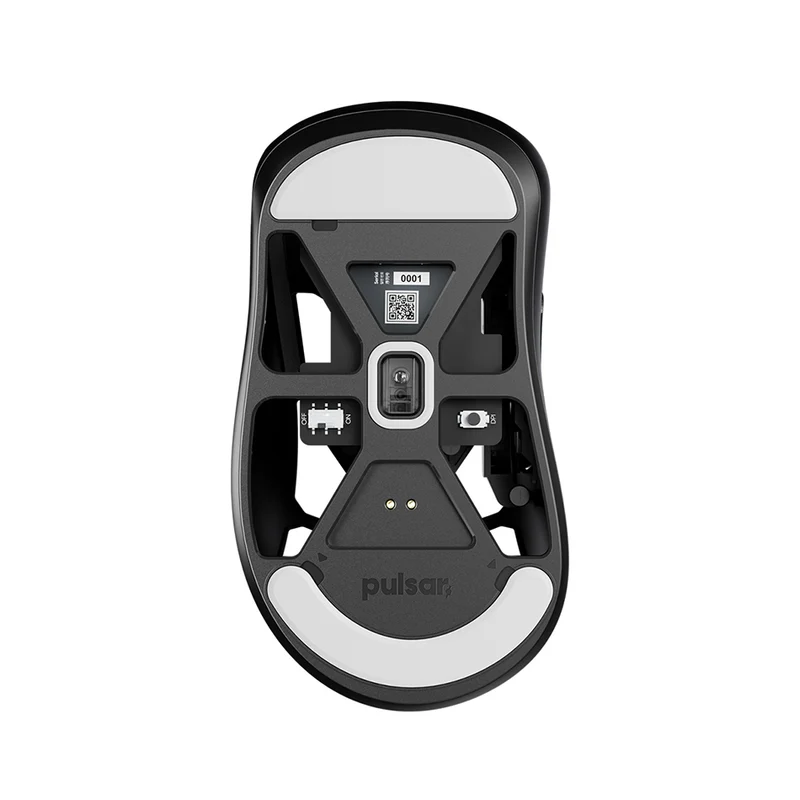Pulsar Feinmann F01 Ultralightweight Magnesium Alloy Wireless Gaming Mouse (Black, Alpine White) (FMF01, FMF02)