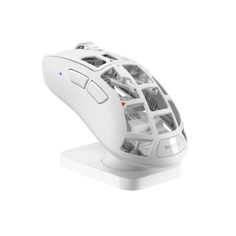 Pulsar Feinmann F01 Ultralightweight Magnesium Alloy Wireless Gaming Mouse (Black, Alpine White) (FMF01, FMF02)