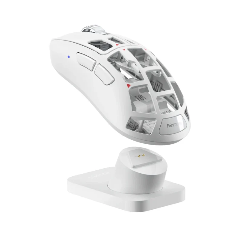 Pulsar Feinmann F01 Ultralightweight Magnesium Alloy Wireless Gaming Mouse (Black, Alpine White) (FMF01, FMF02)