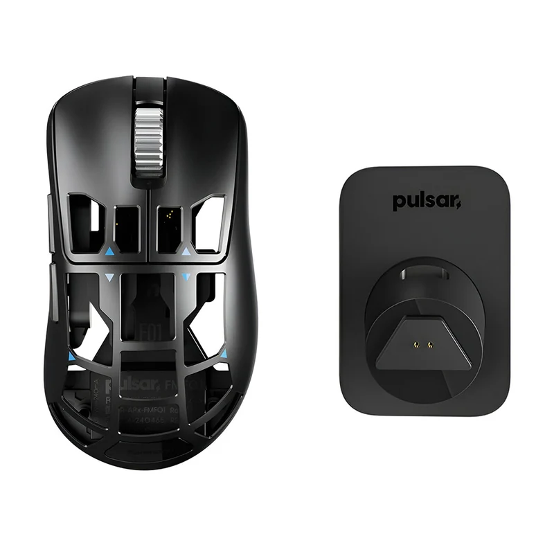 Pulsar Feinmann F01 Ultralightweight Magnesium Alloy Wireless Gaming Mouse (Black, Alpine White) (FMF01, FMF02)