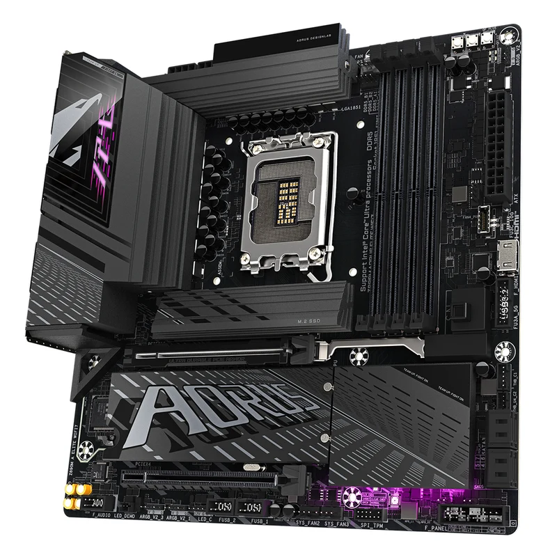 Gigabyte Z890M Aorus Elite Wifi 7 Intel DDR5 Gaming Motherboard