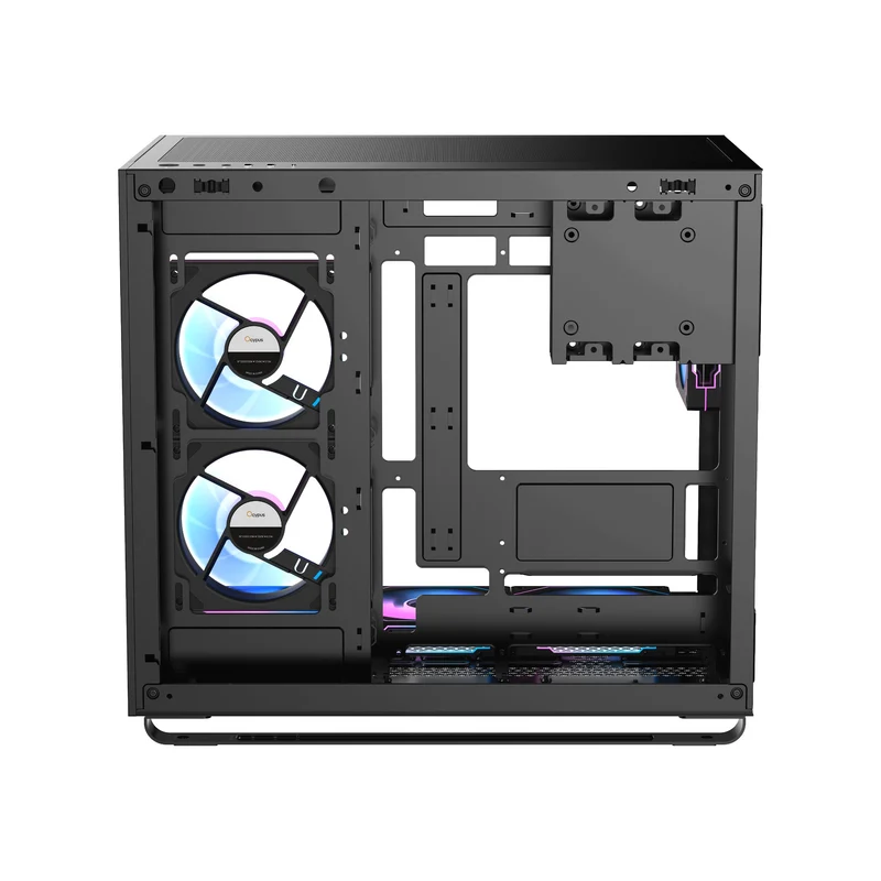 Ocypus Iota C70 ARGB Panoramic Mid Tower Case With 6 ARGB Fans (Black, White)