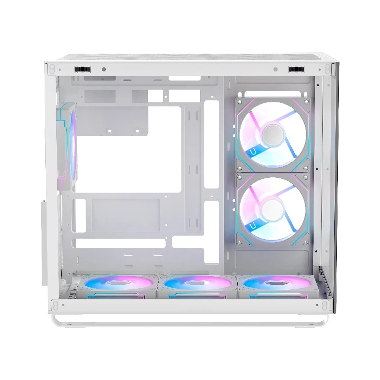 Ocypus Iota C70 ARGB Panoramic Mid Tower Case With 6 ARGB Fans (Black, White)