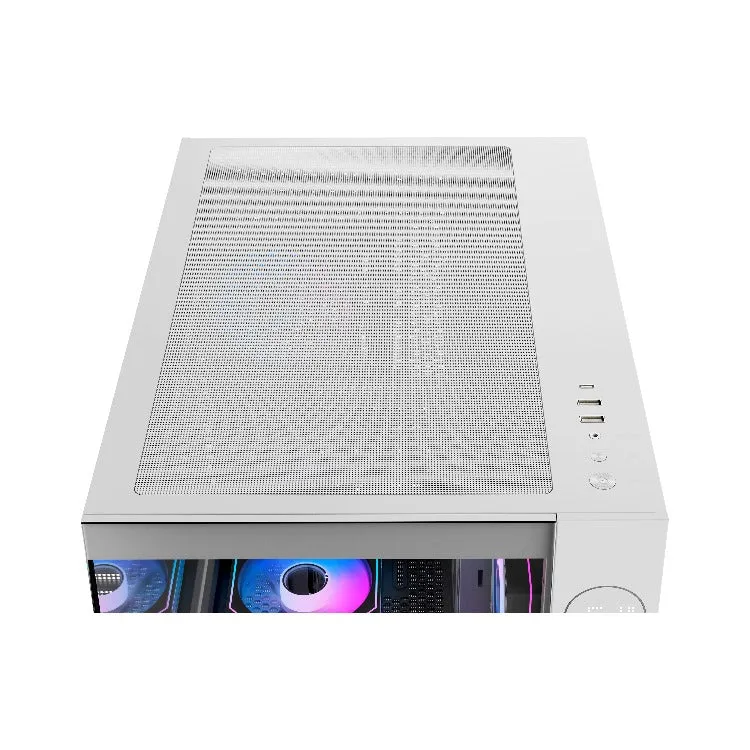 Ocypus Iota C70 ARGB Panoramic Mid Tower Case With 6 ARGB Fans (Black, White)