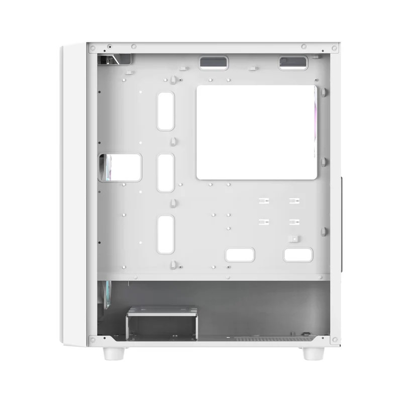 Ocypus Gamma C70 ARGB High Airflow Front Panel With 4 ARGB Fans ATX Case (Black, White)