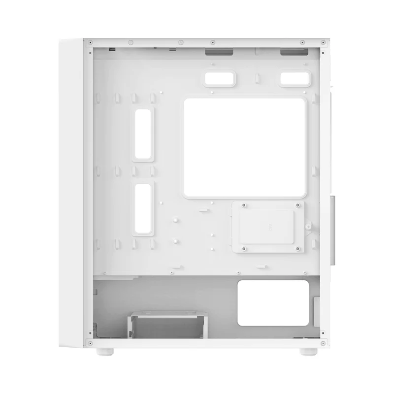 Ocypus Gamma C50 High Airflow Front Panel MATX Case (Black, White)