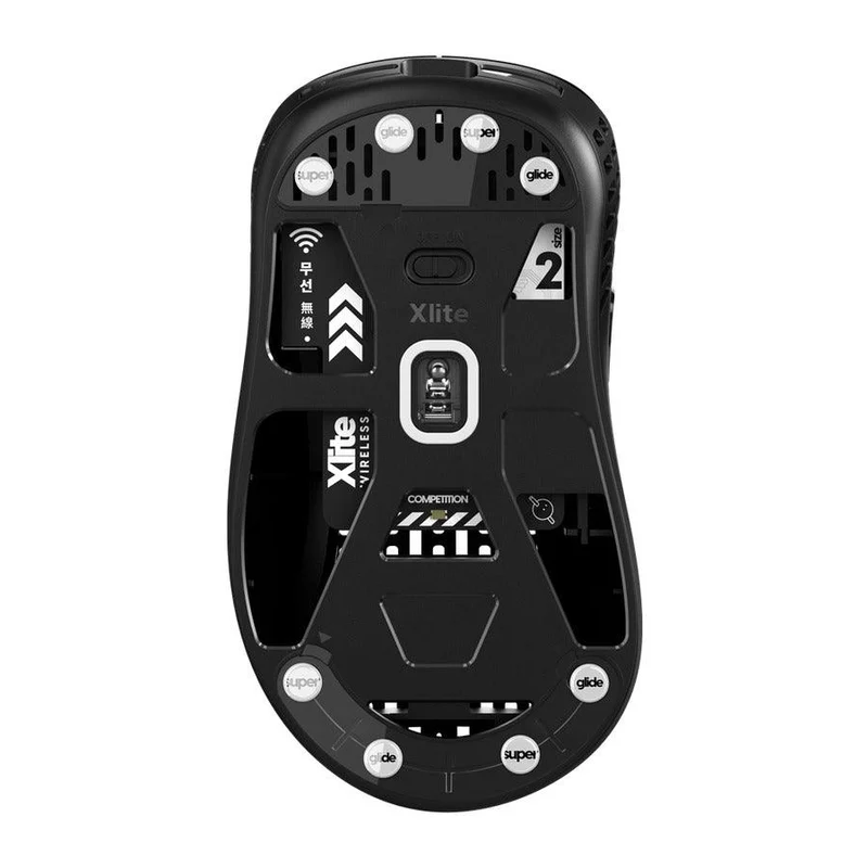 Pulsar Superglide 2 Glass Skates Type-C for Universal 6MM + 9MM Dot (White) (UNIDOTSGW2)