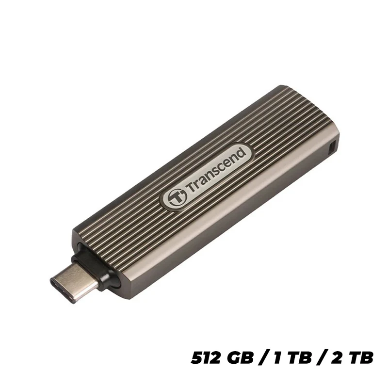 Transcend ESD330C USB 10Gbps Read up to 1050MB/s Type-C Portable SSD (512GB, 1TB, 2TB)