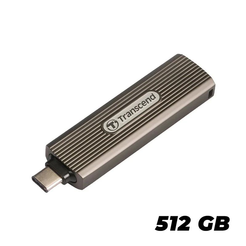 Transcend ESD330C USB 10Gbps Read up to 1050MB/s Type-C Portable SSD (512GB, 1TB, 2TB)