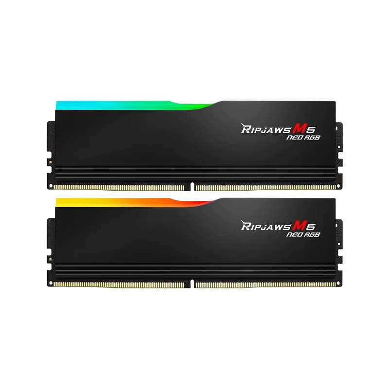 G.Skill Ripjaws M5 Neo RGB 32GB (2X16GB) DDR5 6000MT/s CL36-36-36-96 1.35V Amd Expo Memory (Black, White)