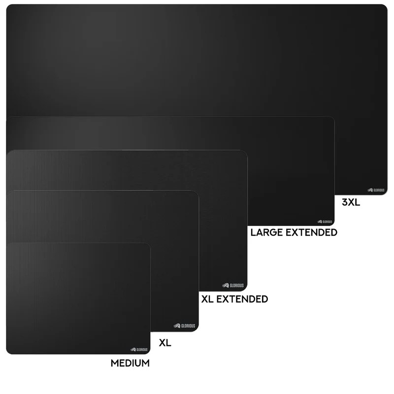 Glorious GMP 2 Stitchless Cloth Gaming Mousepad (Black) (Medium, Large Extended, XL, XL Extended, 3XL)