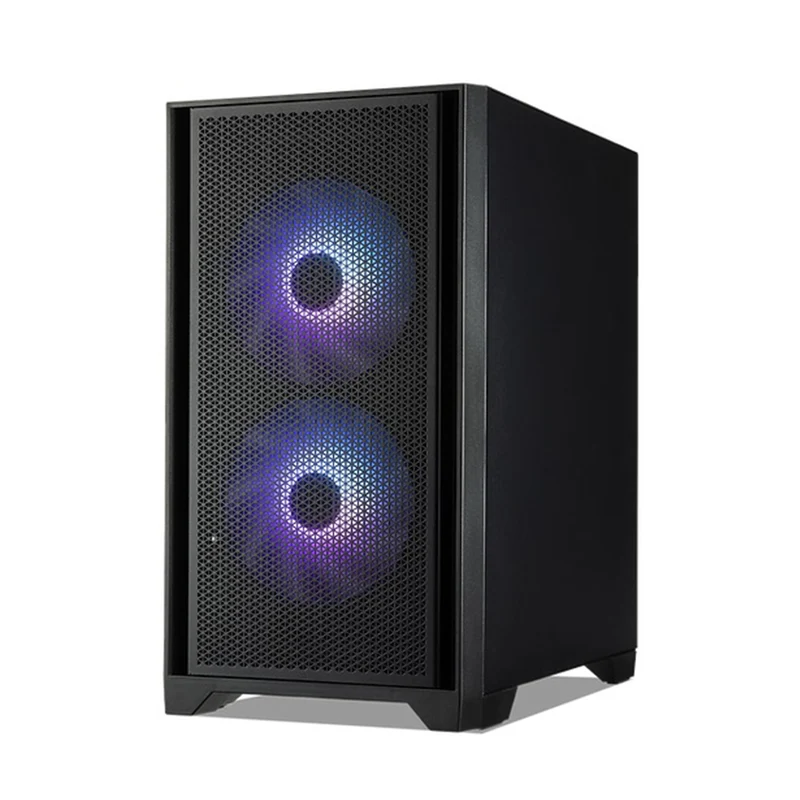 Tecware NEO M2 TG High Airflow Matx Case Tempered Glasse PC Case (Black, White)