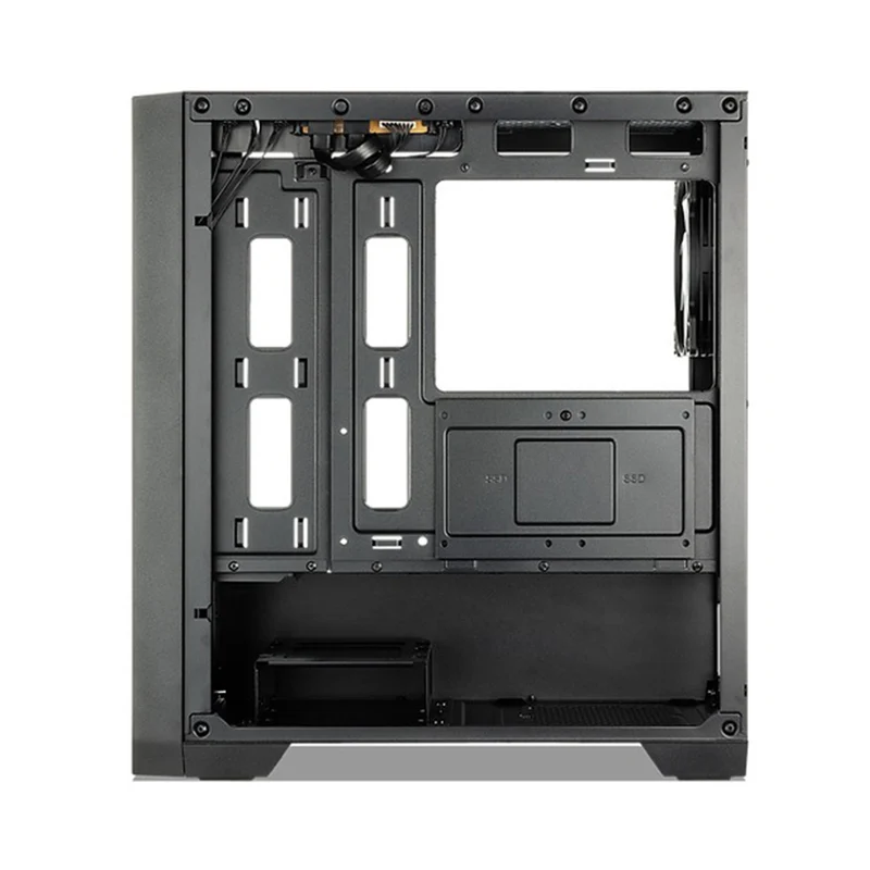 Tecware NEO M2 TG High Airflow Matx Case Tempered Glasse PC Case (Black, White)