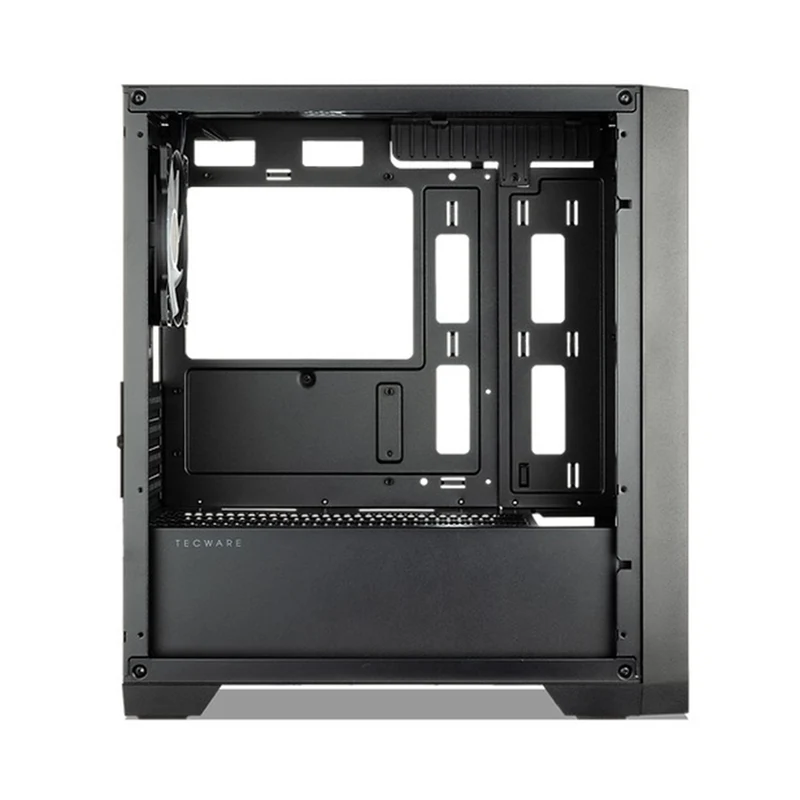 Tecware NEO M2 TG High Airflow Matx Case Tempered Glasse PC Case (Black, White)