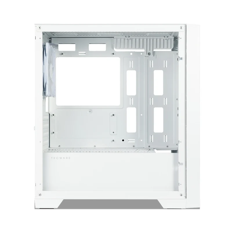 Tecware NEO M2 TG High Airflow Matx Case Tempered Glasse PC Case (Black, White)