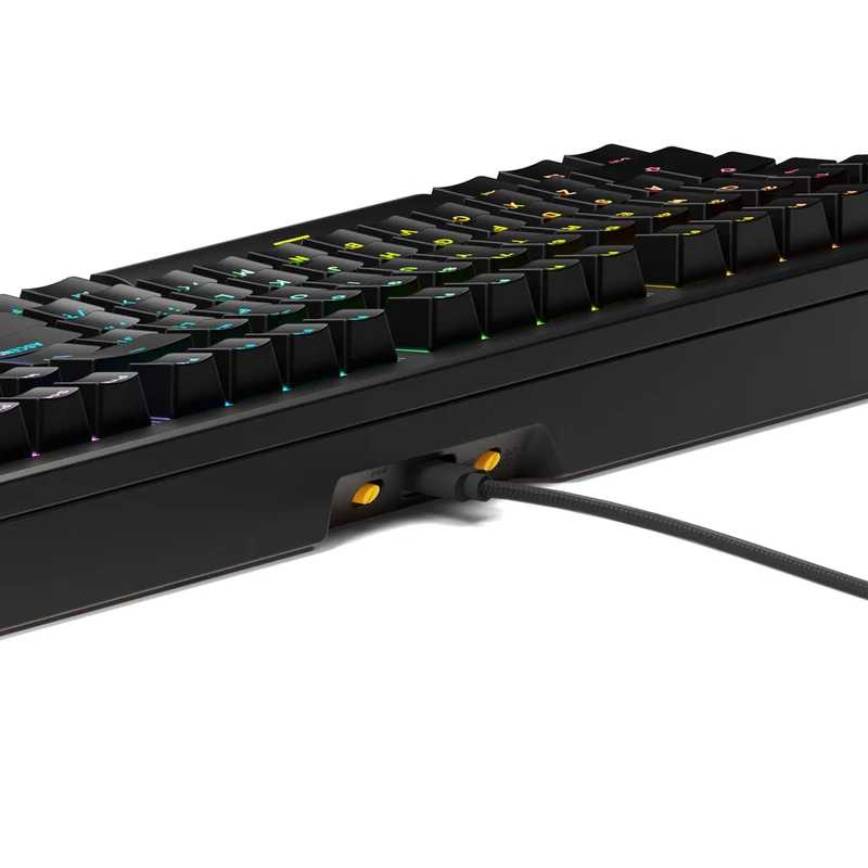 Glorious GMMK 3 100% Prebuilt Wired Mechanical Gaming Keyboard (Black, White)