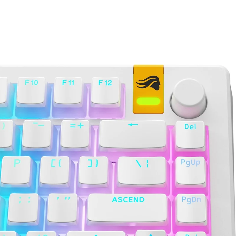 Glorious GPBT Aura V3 RGB Keycaps 130 Keys (Black, White)
