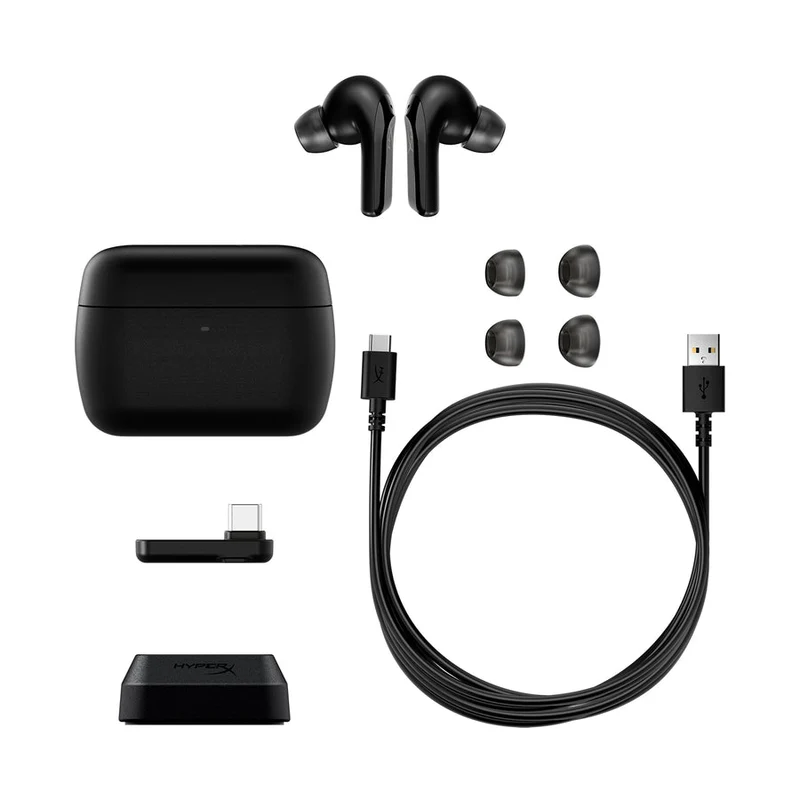 HyperX Cloud MIX Buds 2 Precision Noise Cancelling Wireless Gaming Earbuds (Black) (7D0A4AA)