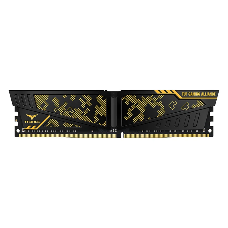 TeamGroup T-Force Vulcan TUF Gaming Alliance DDR4 16GB (1x16GB) 3600MHz CL18 Desktop Memory (TLTYD416G3600HC18J01)