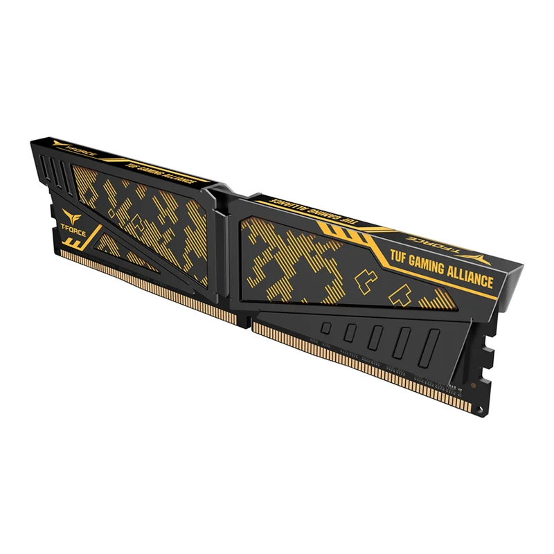 TeamGroup T-Force Vulcan TUF Gaming Alliance DDR4 16GB (1x16GB) 3600MHz CL18 Desktop Memory (TLTYD416G3600HC18J01)
