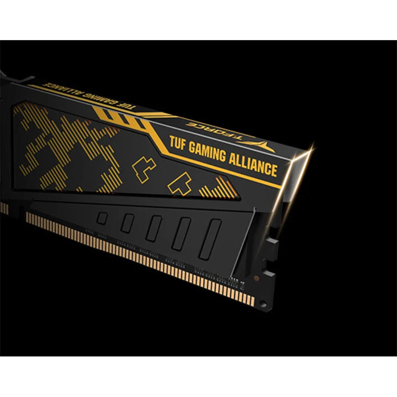 TeamGroup T-Force Vulcan TUF Gaming Alliance DDR4 16GB (1x16GB) 3600MHz CL18 Desktop Memory (TLTYD416G3600HC18J01)