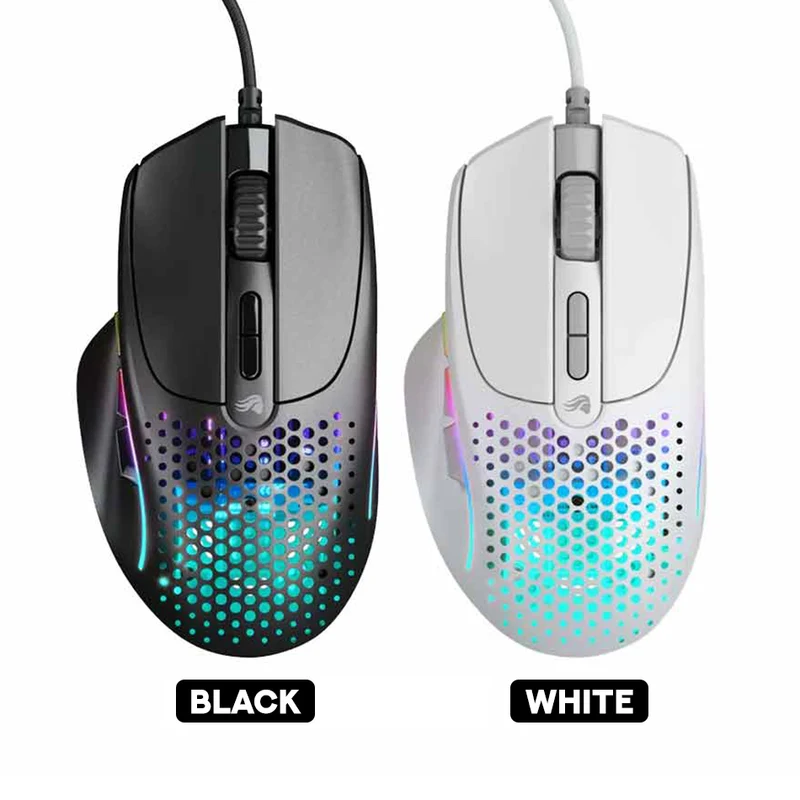 Glorious Model I 2 Wired Ultralight Multi-Genre Gaming Mouse (Black, White)