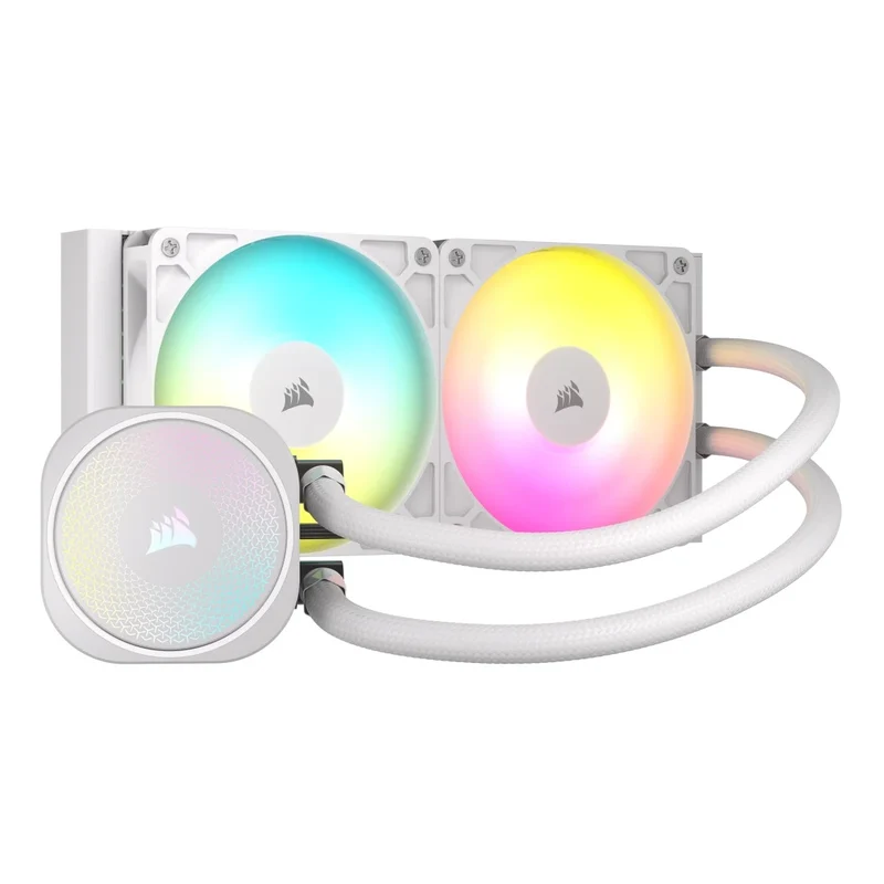Corsair Nautilus 240 RS Performance 240MM RGB liquid CPU Cooler (Black, White)