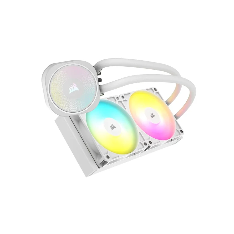 Corsair Nautilus 240 RS Performance 240MM RGB liquid CPU Cooler (Black, White)