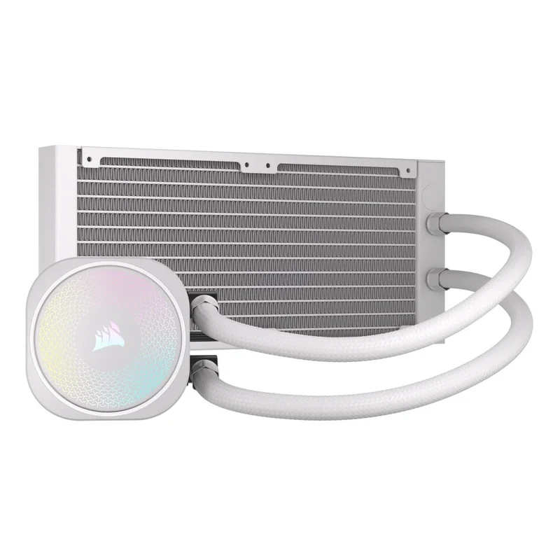 Corsair Nautilus 240 RS Performance 240MM RGB liquid CPU Cooler (Black, White)