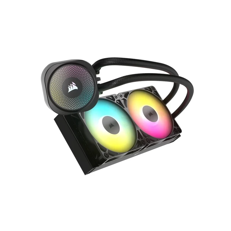 Corsair Nautilus 240 RS Performance 240MM RGB liquid CPU Cooler (Black, White)