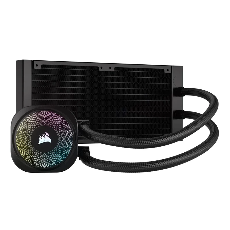 Corsair Nautilus 240 RS Performance 240MM RGB liquid CPU Cooler (Black, White)