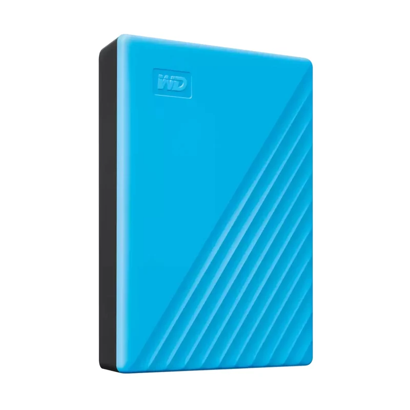 WD My Passport External Hard Drive USB 3.2 Gen1 6TB + WD Soft Pouch (Black, Blue, Red, White)
