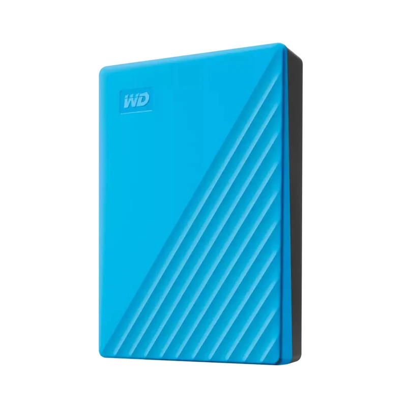 WD My Passport External Hard Drive USB 3.2 Gen1 6TB + WD Soft Pouch (Black, Blue, Red, White)