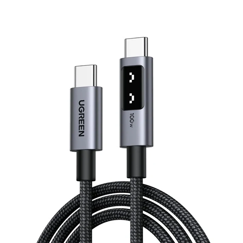 Ugreen Uno USB-C To USB-C PD 100W Fast Charging Cable - Black (0.5m, 1m, 2m)