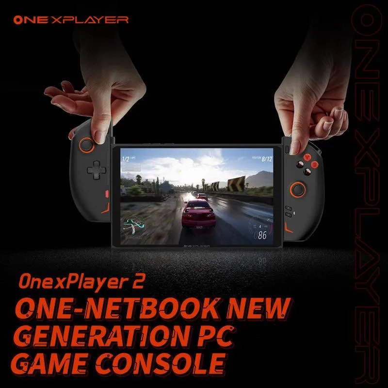 Onexplayer 2 AMD Ryzen 7 6800U 16GB RAM + 1TB SSD Handheld Game Console (Black)