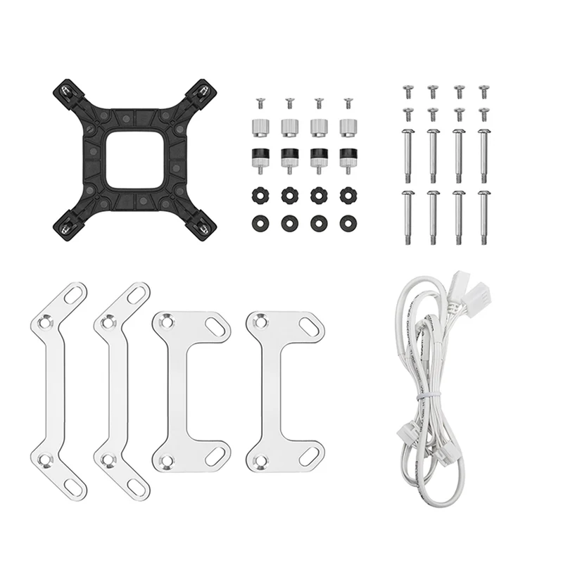 Deepcool LT240 WH ARGB 240mm Liquid CPU Cooler (White) (R-LT240-WHAMNC-G-1)