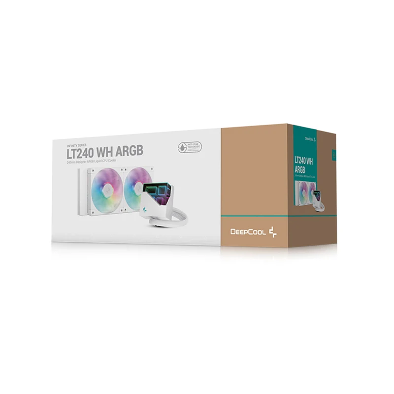 Deepcool LT240 WH ARGB 240mm Liquid CPU Cooler (White) (R-LT240-WHAMNC-G-1)