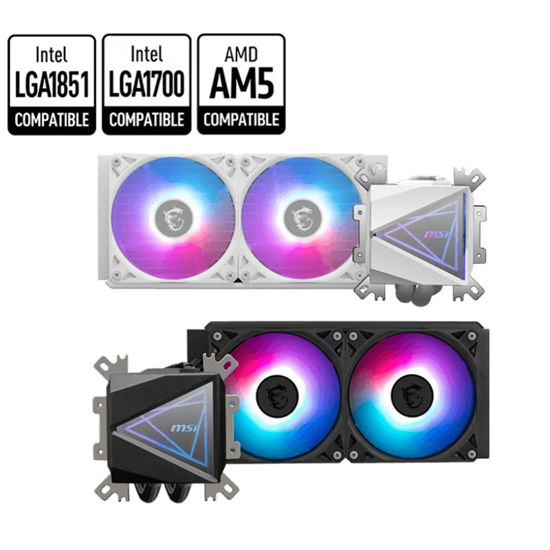 MSI MAG Coreliquid I240 Liquid Cooler (Black, White)