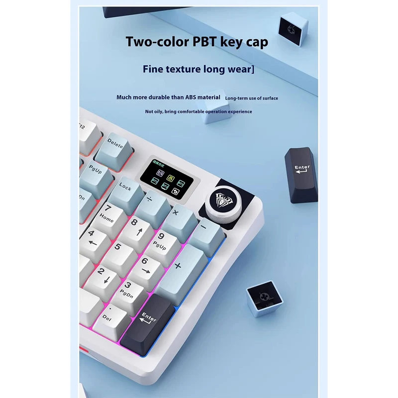Aula S98 Pro Tri-Mode RGB 98% Full-Sized Hot-Swap Gasket Mechanical Gaming Keyboard