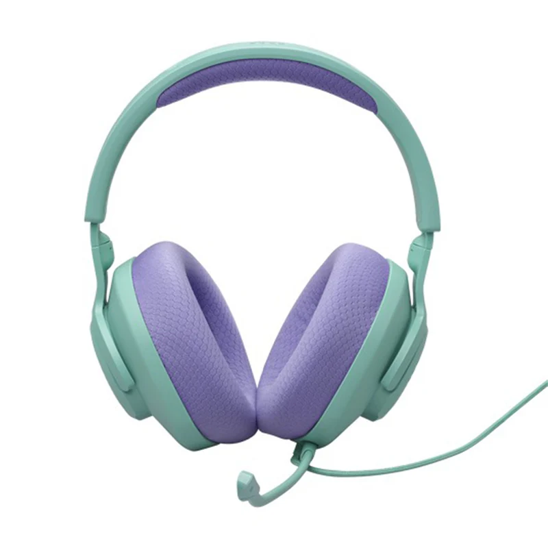 JBL Quantum 100 M2 Wired Over-Ear Gaming Headset (Black, Cyan, Purple, White)