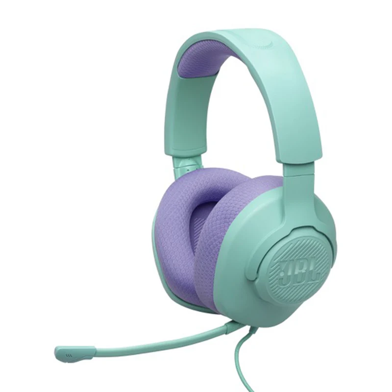 JBL Quantum 100 M2 Wired Over-Ear Gaming Headset (Black, Cyan, Purple, White)