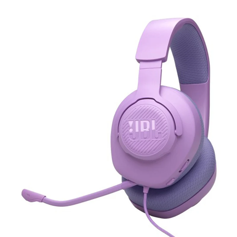 JBL Quantum 100 M2 Wired Over-Ear Gaming Headset (Black, Cyan, Purple, White)